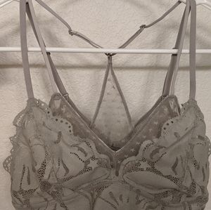 NWT Aerie Gray Bralette - Gray
